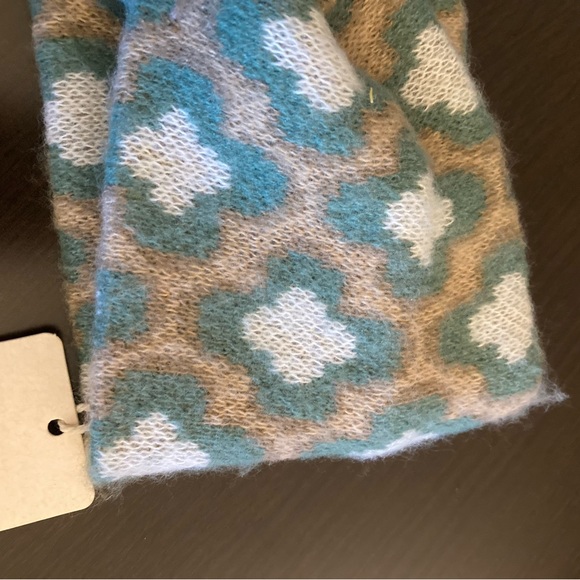 NEW Knotted Green Knit Head Wrap Fadivo - Picture 3 of 4